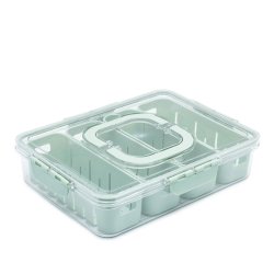 Opbevaringsboks - Gr�n - 31,5x25x7cm - Scandinavian Collection