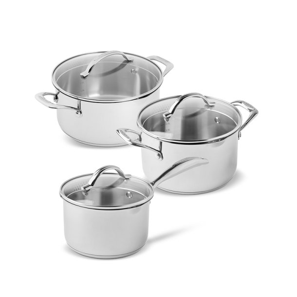 Grydes�t STS - 6 Dele 1,8L/3,4L/4,8L - M/L�g - Scanpan