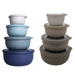 Rillet Sk�les�t - 4stk - Assorteret - Scandinavian Collection