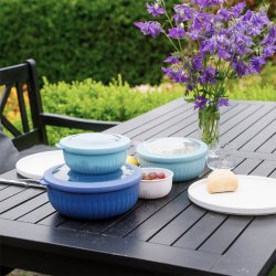 Rillet Sk�les�t - 4stk - Assorteret - Scandinavian Collection