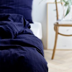 Senget�j Noble - Navy Bl� - 140x200cm - S�dahl