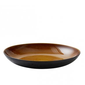 Bitz, Fad sort/blank amber, dia: 40 cm 