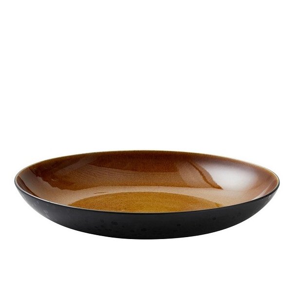 Bitz, Fad sort/blank amber, dia: 40 cm 
