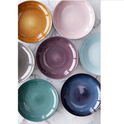 Bitz, Fad sort/blank amber, dia: 40 cm 