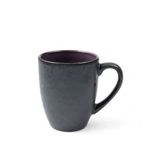 Bitz, Krus sort/blank lilla, 30cl