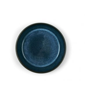 Bitz, Suppetallerken sort/blank mrkbl, : 18 x 4,8 cm