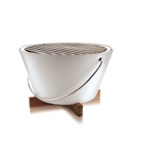 Eva solo Bordgrill Porceln/ Rustfrit stl hndtag Hvid  30 cm