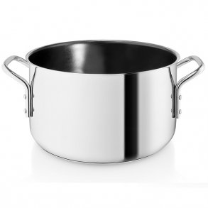 Eva Trio Rustfrit Gryde 3,6l med keramisk belgning 20cm.