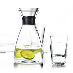 Eva Solo Drypfri Karaffel med 4 glas 25cl 1.0L karaffel.