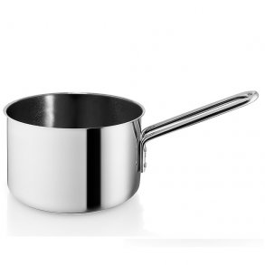 Eva Trio Rustfrit stl kasserolle 1,8l med keramisk belgning 16cm.