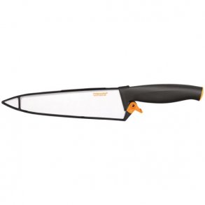 Fiskars, Functional Form kokkekniv stor, 20cm + beskytter