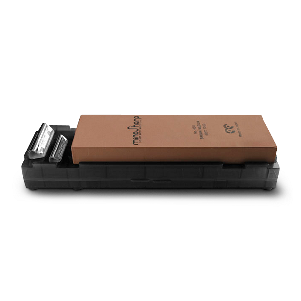 Global H-460 Slibest: Keramisk slibesten 1000 grit, holder og slibehjlpere