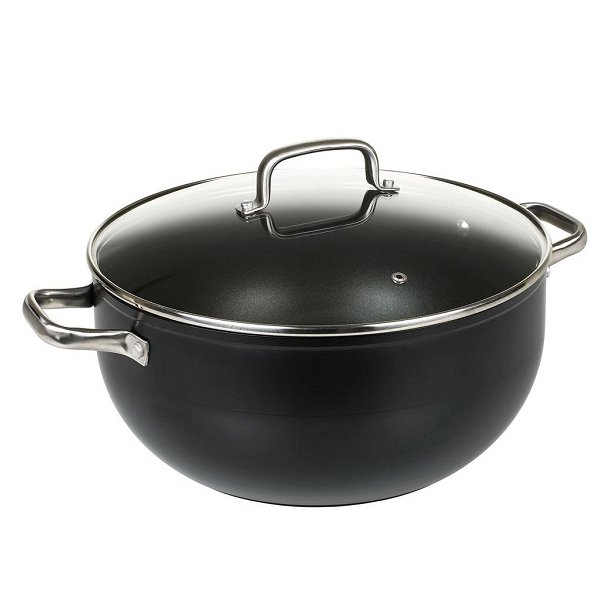 Holm stegegryde m/låg 8 liter 
