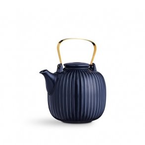 Khler Hammershi, Tekande, Indigo bl og messing