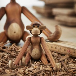 Mini Abe - Teak og Limbatr� - 9,5cm - Kay Bojesen