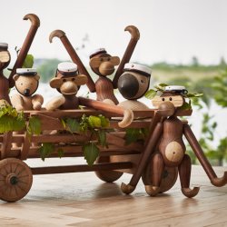 Mini Abe - Teak og Limbatr� - 9,5cm - Kay Bojesen