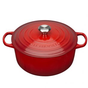 Le Creuset rund gryde 3,3l 22 cm rd i stbejern 