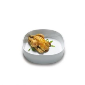 Piet Hein, porceln, Ovnfast Fad, 26 x 26 x 7 cm