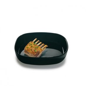 Piet Hein, porcel�n, Ovnfast Fad, Sort, 27 x 35 cm