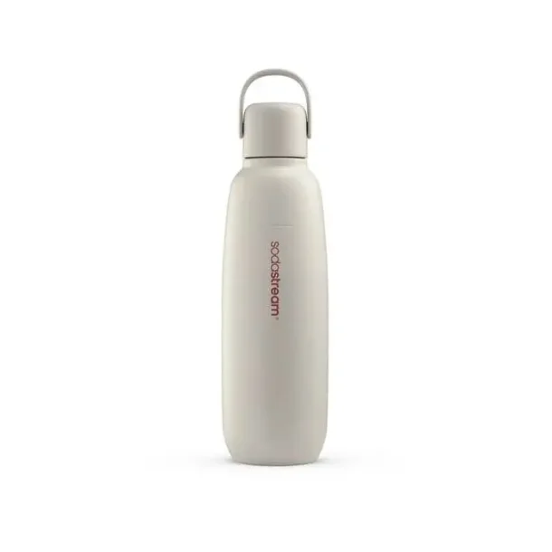 Fizz &amp; Go Cool Metalflaske 0,9 liter. Sand